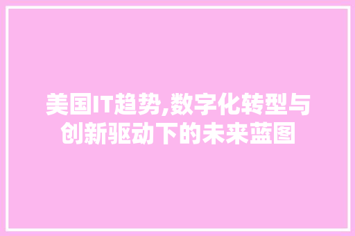 美国IT趋势,数字化转型与创新驱动下的未来蓝图 网站建设公司