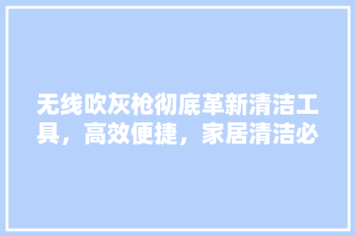 无线吹灰枪彻底革新清洁工具，高效便捷，家居清洁必备神器！ 百度SEO