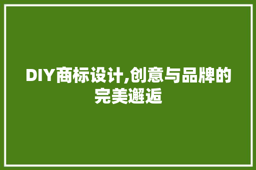 DIY商标设计,创意与品牌的完美邂逅 神马SEO
