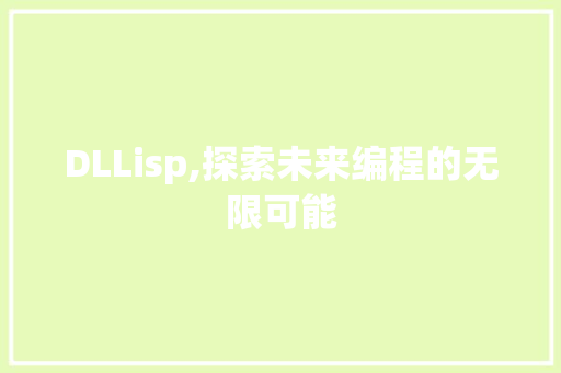 DLLisp,探索未来编程的无限可能