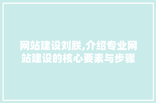 网站建设刘朕,介绍专业网站建设的核心要素与步骤 百度SEO