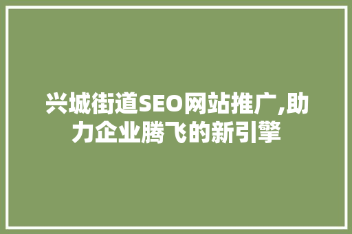 兴城街道SEO网站推广,助力企业腾飞的新引擎 SEO关键词