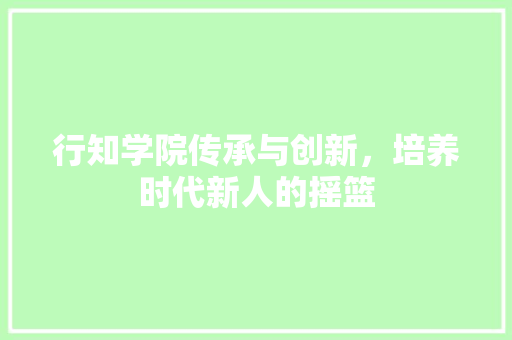 行知学院传承与创新，培养时代新人的摇篮 网站建设公司
