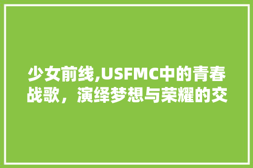 少女前线,USFMC中的青春战歌，演绎梦想与荣耀的交响 SEO关键词