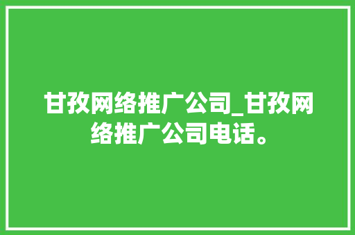 甘孜网络推广公司_甘孜网络推广公司电话。 甘孜网络推广公司_甘孜网络推广公司电话。 网站建设公司