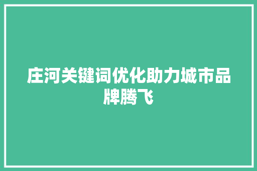 庄河关键词优化助力城市品牌腾飞 SEO关键词