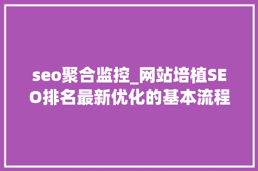 seo聚合监控_网站培植SEO排名最新优化的基本流程 seo聚合监控_网站培植SEO排名最新优化的基本流程 百度SEO