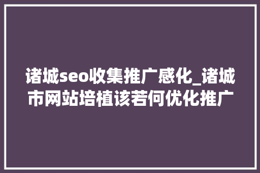 诸城seo收集推广感化_诸城市网站培植该若何优化推广 诸城seo收集推广感化_诸城市网站培植该若何优化推广 神马SEO