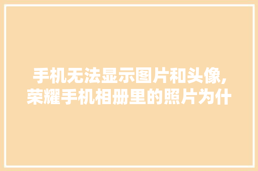 手机无法显示图片和头像,荣耀手机相册里的照片为什么不显示。 手机无法显示图片和头像,荣耀手机相册里的照片为什么不显示。 神马SEO