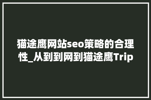 猫途鹰网站seo策略的合理性_从到到网到猫途鹰TripAdvisor入华10年的得与失落 猫途鹰网站seo策略的合理性_从到到网到猫途鹰TripAdvisor入华10年的得与失落 SEO关键词
