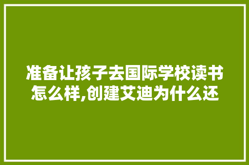 准备让孩子去国际学校读书怎么样,创建艾迪为什么还有支付宝。 准备让孩子去国际学校读书怎么样,创建艾迪为什么还有支付宝。 必应SEO