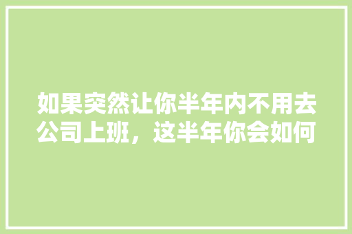 如果突然让你半年内不用去公司上班，这半年你会如何赚钱,为什么这个网站搜不出来。 如果突然让你半年内不用去公司上班，这半年你会如何赚钱,为什么这个网站搜不出来。 必应SEO