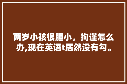 两岁小孩很胆小，拘谨怎么办,现在英语t居然没有勾。 两岁小孩很胆小，拘谨怎么办,现在英语t居然没有勾。 网站建设公司