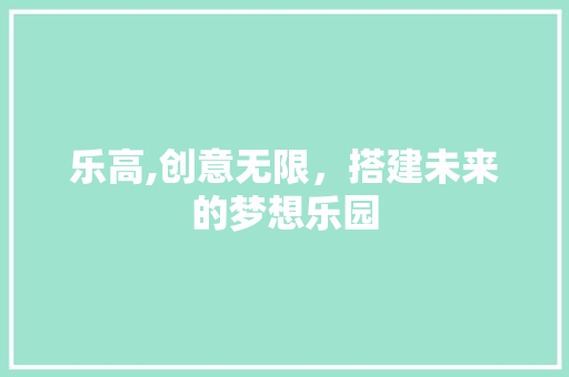 乐高,创意无限，搭建未来的梦想乐园 乐高,创意无限，搭建未来的梦想乐园 百度SEO