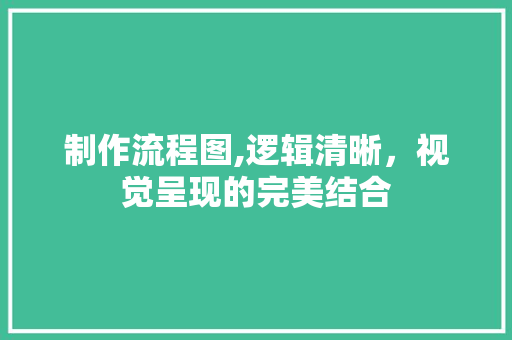 制作流程图,逻辑清晰，视觉呈现的完美结合 制作流程图,逻辑清晰，视觉呈现的完美结合 百度SEO