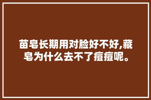 苗皂长期用对脸好不好,藏皂为什么去不了痘痘呢。 苗皂长期用对脸好不好,藏皂为什么去不了痘痘呢。 百度SEO