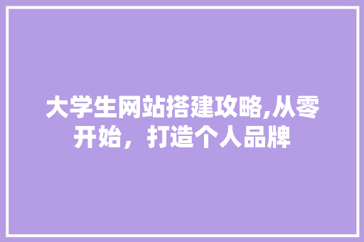 大学生网站搭建攻略,从零开始，打造个人品牌 大学生网站搭建攻略,从零开始，打造个人品牌 SEO关键词