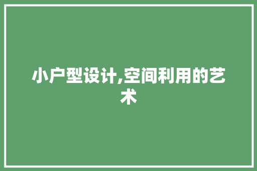 小户型设计,空间利用的艺术 小户型设计,空间利用的艺术 神马SEO