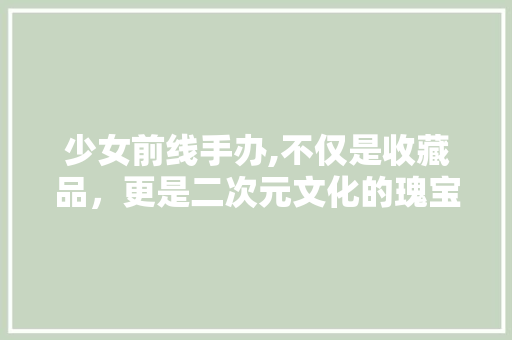 少女前线手办,不仅是收藏品，更是二次元文化的瑰宝 少女前线手办,不仅是收藏品，更是二次元文化的瑰宝 神马SEO