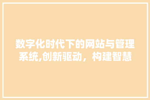 数字化时代下的网站与管理系统,创新驱动，构建智慧未来 数字化时代下的网站与管理系统,创新驱动，构建智慧未来 SEO关键词