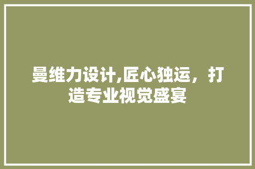 曼维力设计,匠心独运，打造专业视觉盛宴 曼维力设计,匠心独运，打造专业视觉盛宴 必应SEO