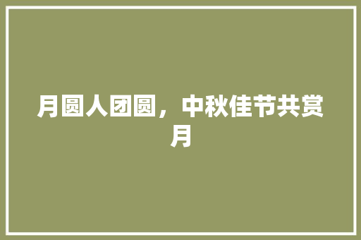 月圆人团圆，中秋佳节共赏月 月圆人团圆，中秋佳节共赏月 SEO关键词