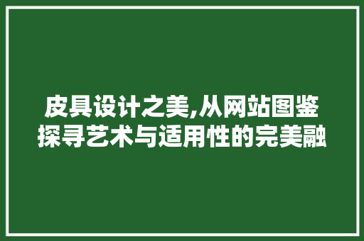 皮具设计之美,从网站图鉴探寻艺术与适用性的完美融合