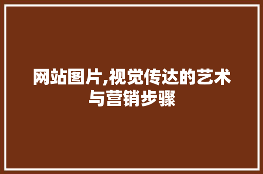 网站图片,视觉传达的艺术与营销步骤