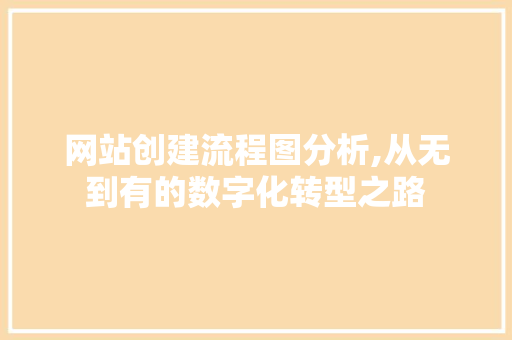 网站创建流程图分析,从无到有的数字化转型之路
