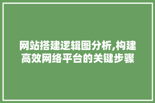 网站搭建逻辑图分析,构建高效网络平台的关键步骤