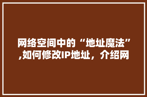 网络空间中的“地址魔法”,如何修改IP地址，介绍网络新境界