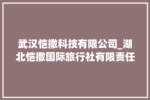 武汉恺撒科技有限公司_湖北恺撒国际旅行社有限责任公司。 武汉恺撒科技有限公司_湖北恺撒国际旅行社有限责任公司。 网站建设公司