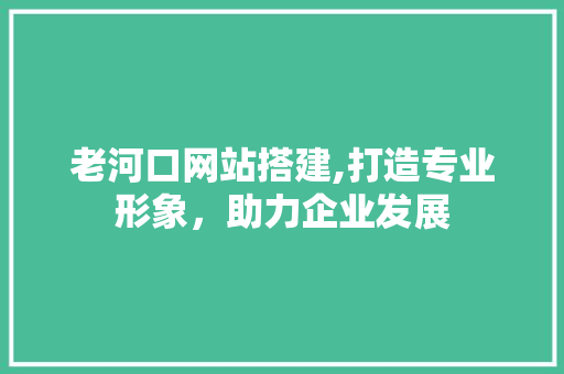 老河口网站搭建,打造专业形象，助力企业发展