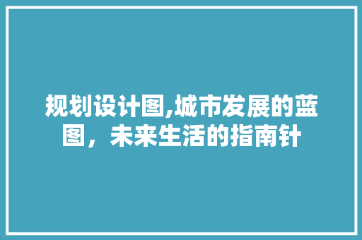 规划设计图,城市发展的蓝图，未来生活的指南针 规划设计图,城市发展的蓝图，未来生活的指南针 SEO关键词