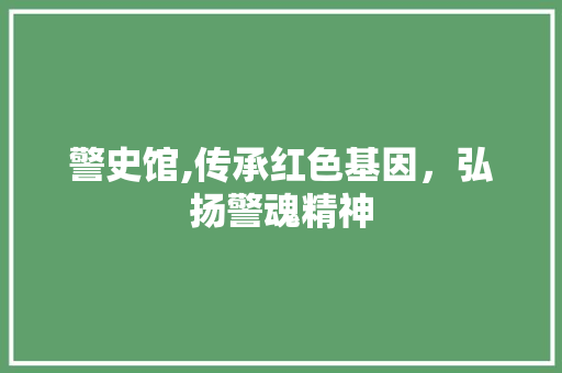 警史馆,传承红色基因，弘扬警魂精神 警史馆,传承红色基因，弘扬警魂精神 SEO关键词
