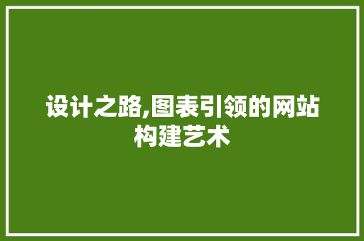 设计之路,图表引领的网站构建艺术