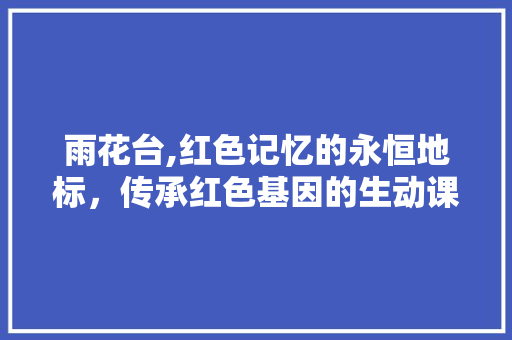 雨花台,红色记忆的永恒地标，传承红色基因的生动课堂 雨花台,红色记忆的永恒地标，传承红色基因的生动课堂 搜狗SEO