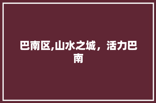 巴南区,山水之城，活力巴南 巴南区,山水之城，活力巴南 网站建设公司