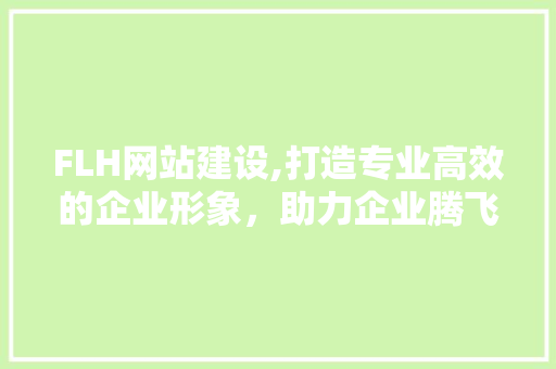FLH网站建设,打造专业高效的企业形象，助力企业腾飞 FLH网站建设,打造专业高效的企业形象，助力企业腾飞 神马SEO