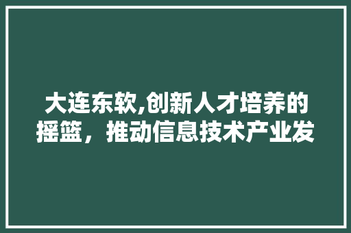 大连东软,创新人才培养的摇篮，推动信息技术产业发展的引擎 大连东软,创新人才培养的摇篮，推动信息技术产业发展的引擎 网站建设公司