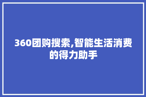 360团购搜索,智能生活消费的得力助手 360团购搜索,智能生活消费的得力助手 网站建设公司