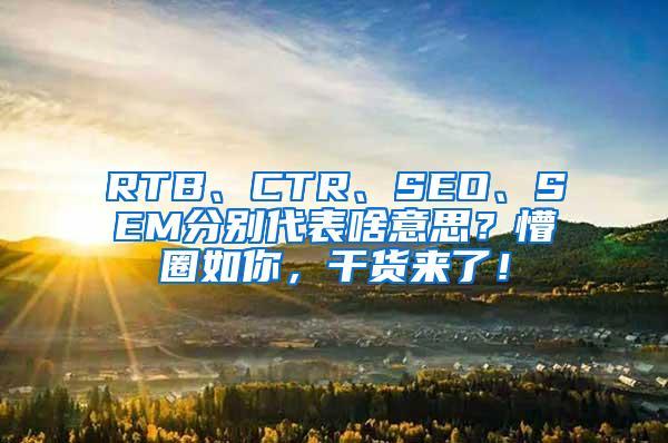 seo中的ctr_RTBCTRSEOSEM分别代表啥意思懵圈如你干货来了 网站建设公司 seo中的ctr_RTBCTRSEOSEM分别代表啥意思懵圈如你干货来了 seo中的ctr_RTBCTRSEOSEM分别代表啥意思懵圈如你干货来了 网站建设公司