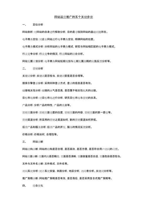 网站运营攻略,打造成功网站的五大关键步骤 必应SEO 网站运营攻略,打造成功网站的五大关键步骤 网站运营攻略,打造成功网站的五大关键步骤 必应SEO